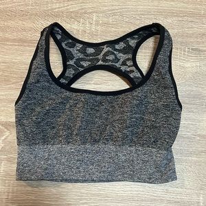 NVGTN Black Speckled Leopard Eclipse Seamless Bra